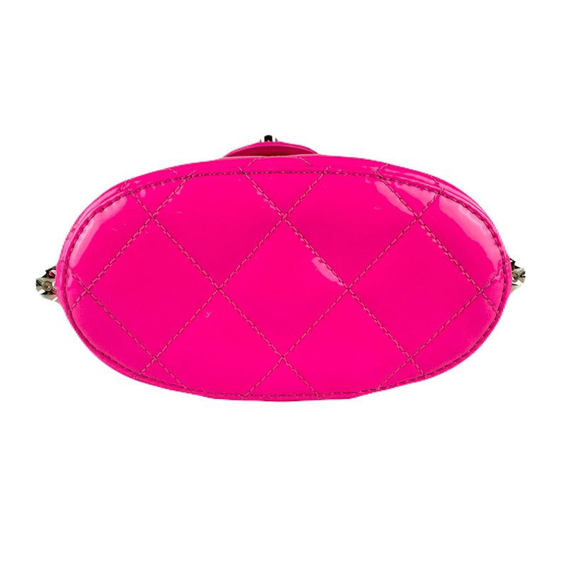 Chanel Shoulder Bag Leather Patent Transfer