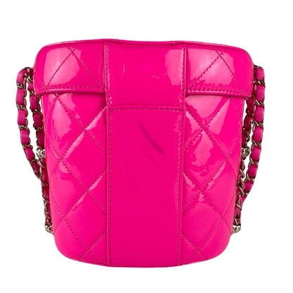 Chanel Shoulder Bag Leather Patent Transfer
