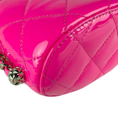 Chanel Shoulder Bag Leather Patent Transfer