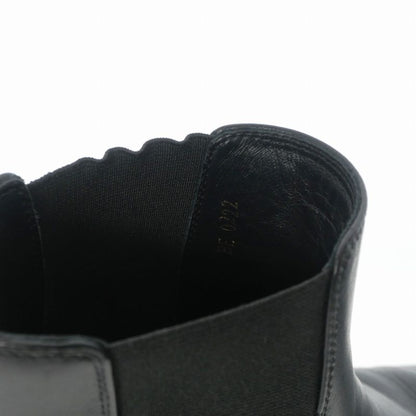 Celine Chelsea Boots Side Gore Leather Shoes Black 42.5