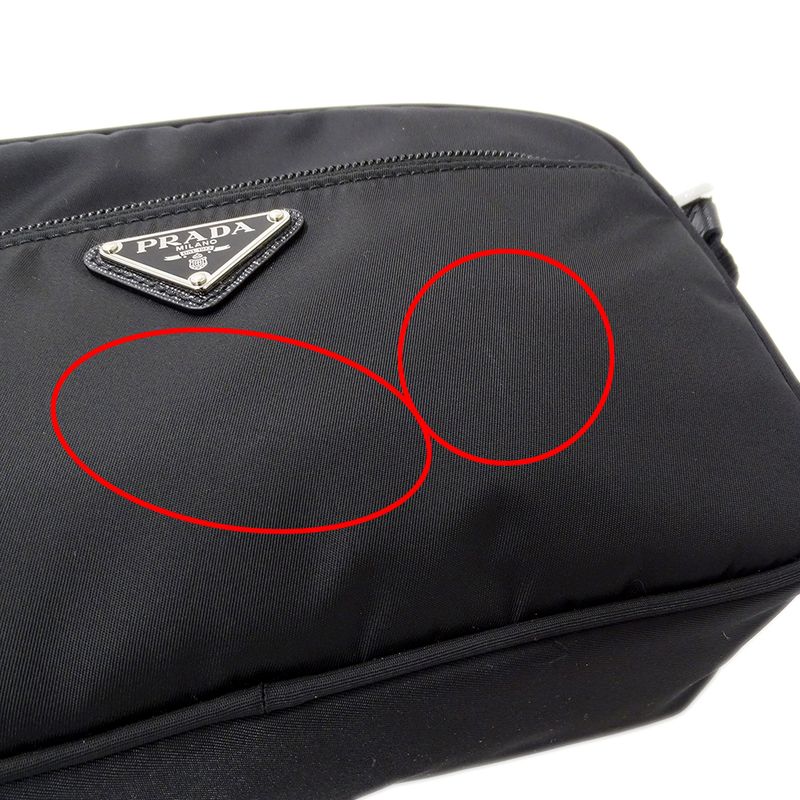 Prada Shoulder Bag Nylon Black