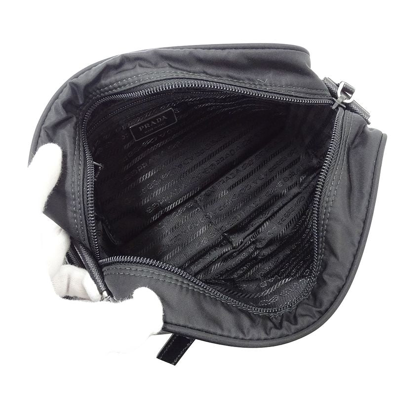 Prada Shoulder Bag Nylon Black