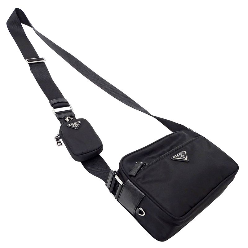 Prada Shoulder Bag Nylon Black