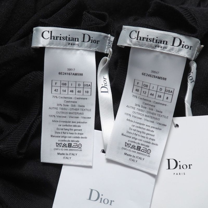 Dior Ensemble Cardigan 42 Long Sleeve