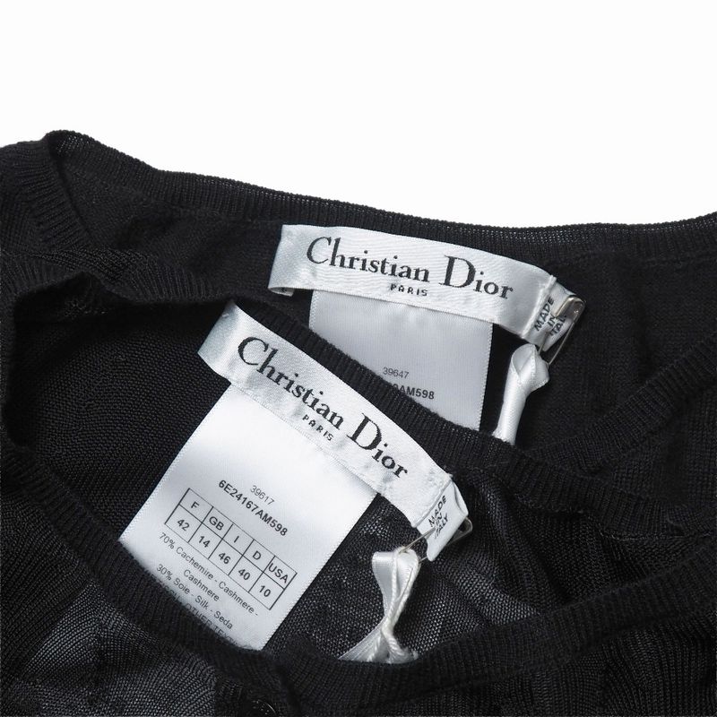 Dior Ensemble Cardigan 42 Long Sleeve