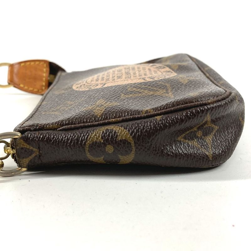 Louis Vuitton Handbag Mini Pochette T & B Monogram Canvas Brown