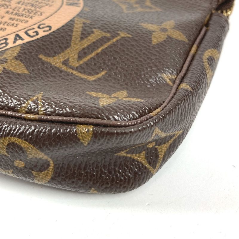 Louis Vuitton Handbag Mini Pochette T & B Monogram Canvas Brown