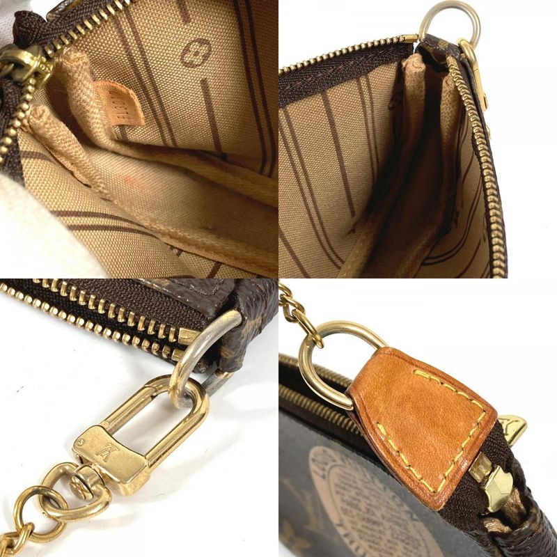 Louis Vuitton Handbag Mini Pochette T & B Monogram Canvas Brown