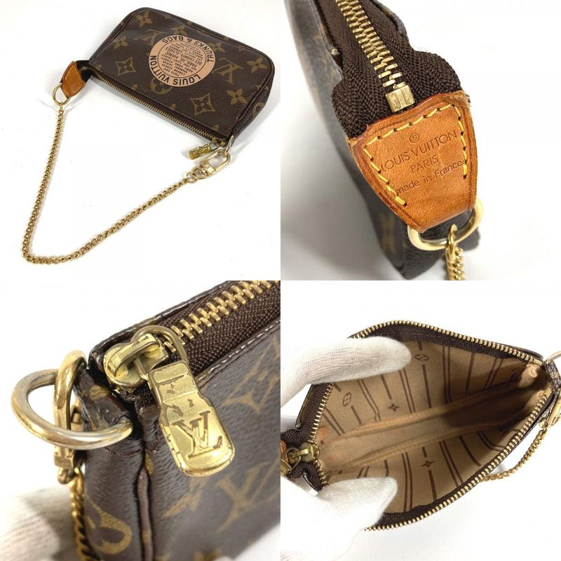 Louis Vuitton Handbag Mini Pochette T & B Monogram Canvas Brown