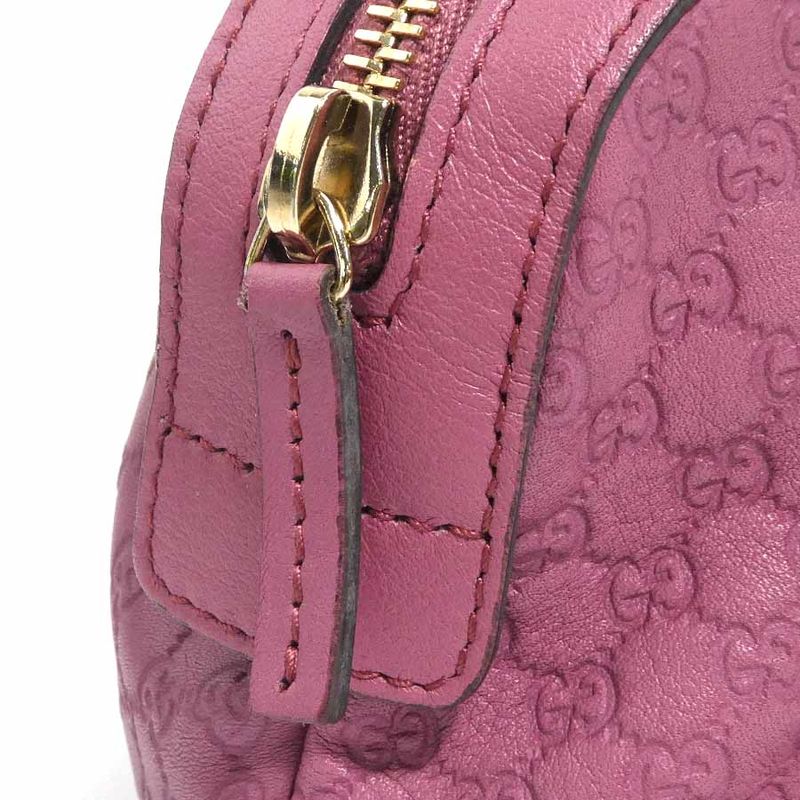 Gucci Pouch Micro Leather Pink