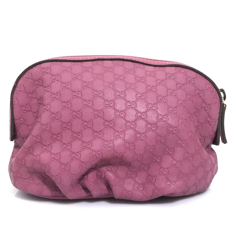 Gucci Pouch Micro Leather Pink