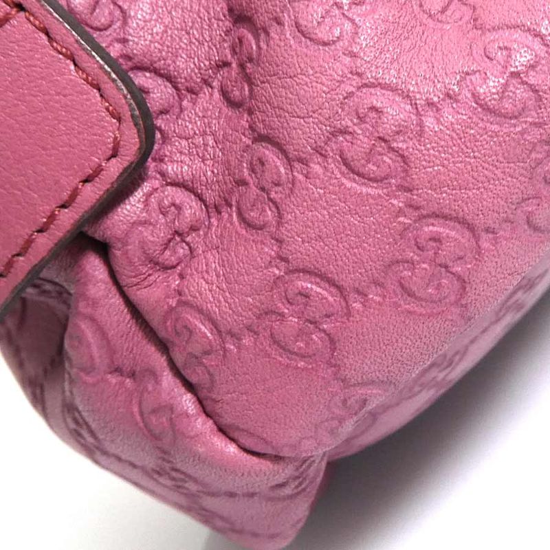 Gucci Pouch Micro Leather Pink