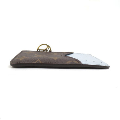 Louis Vuitton Card Case Coin Holder Romy Brown Light Blue