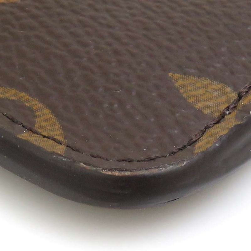 Louis Vuitton Card Case Coin Holder Romy Brown Light Blue