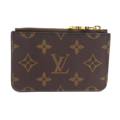 Louis Vuitton Card Case Coin Holder Romy Brown Light Blue