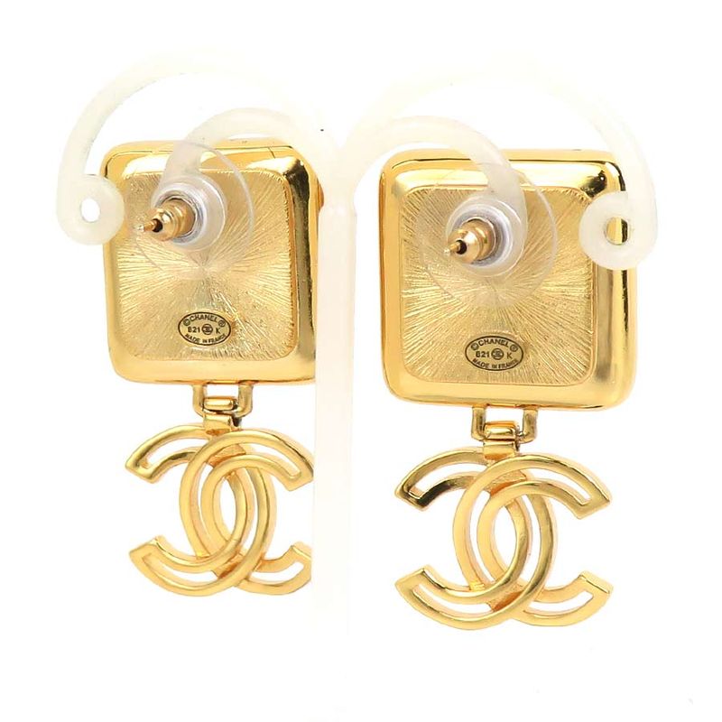 Chanel Earrings White Gold