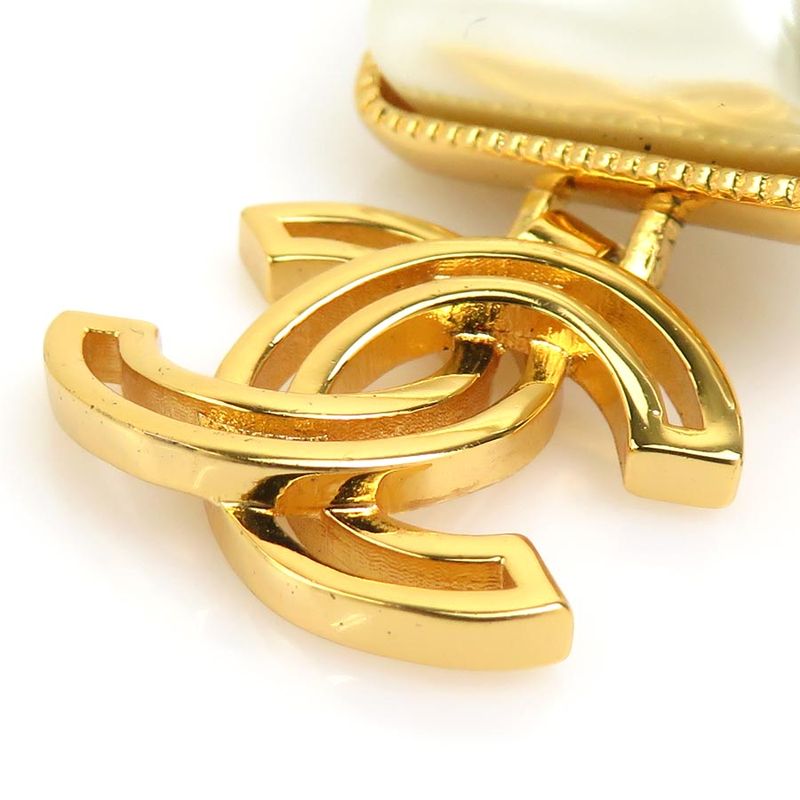 Chanel Earrings White Gold