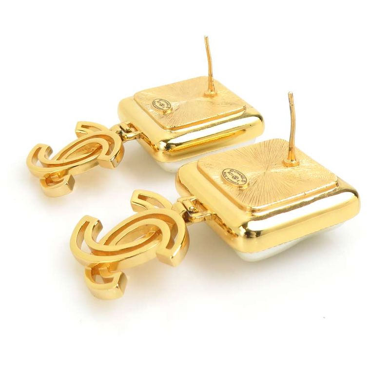 Chanel Earrings White Gold