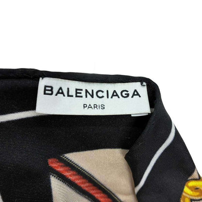 Balenciaga Silk Scarf Bangle Beige