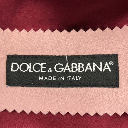 Dolce & Gabbana Lamb Double Leather Rider's Jacket
