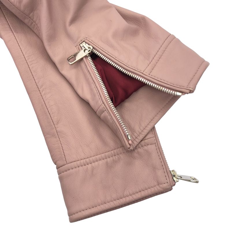 Dolce & Gabbana Lamb Double Leather Rider's Jacket