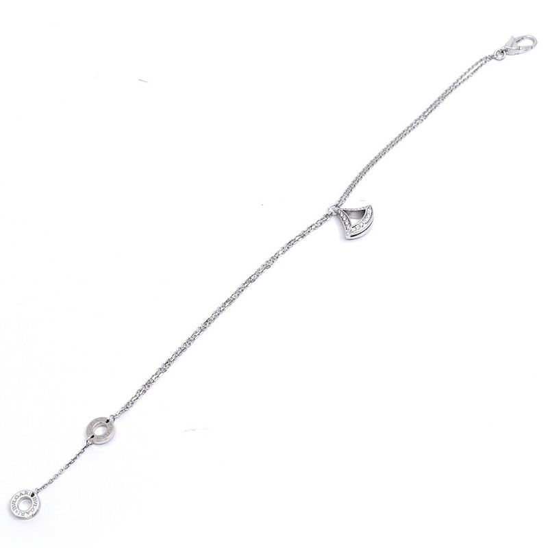 Bvlgari 18K White Gold Diva Dream Diamond Bracelet