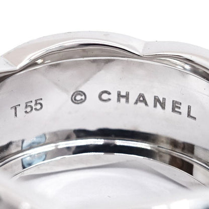 Chanel 18K White Gold Coco Crush Ring Large