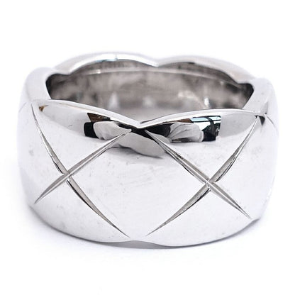 Chanel 18K White Gold Coco Crush Ring Large