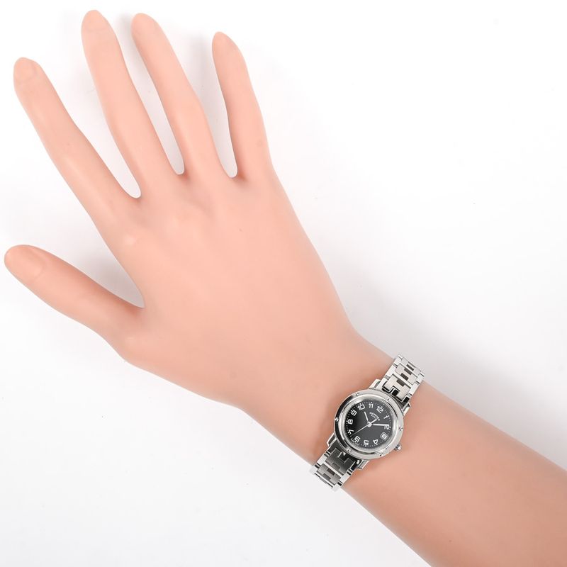 Hermes Watch Clipper Black