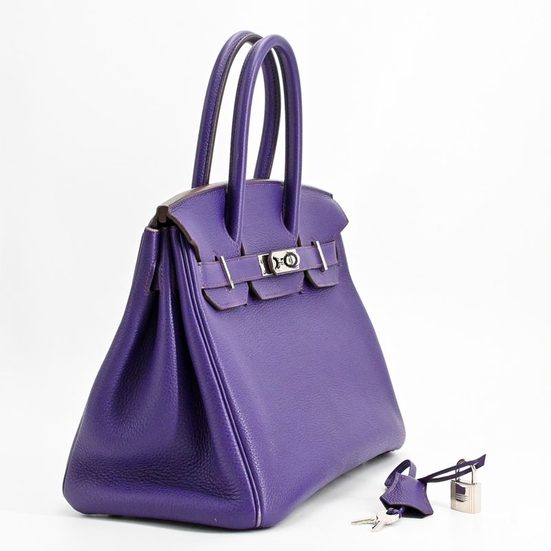 Hermes Handbag Birkin 30 Iris