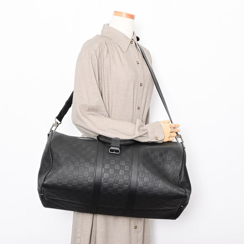 Louis Vuitton Boston Bag Keepall Bandouliere 45 Onyx