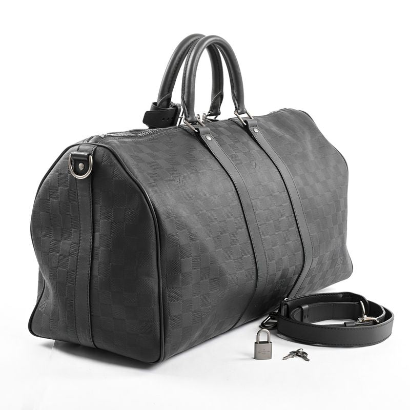 Louis Vuitton Boston Bag Keepall Bandouliere 45 Onyx