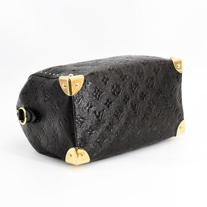 Louis Vuitton Handbag Speedy Trunk 25 Dark Brown Acajou