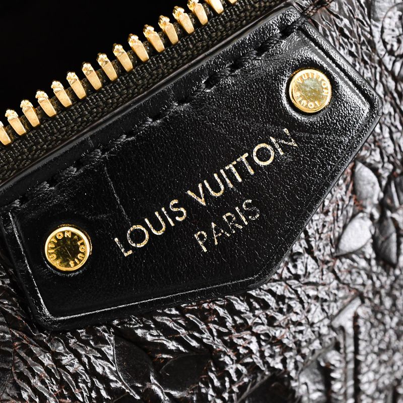 Louis Vuitton Handbag Speedy Trunk 25 Dark Brown Acajou