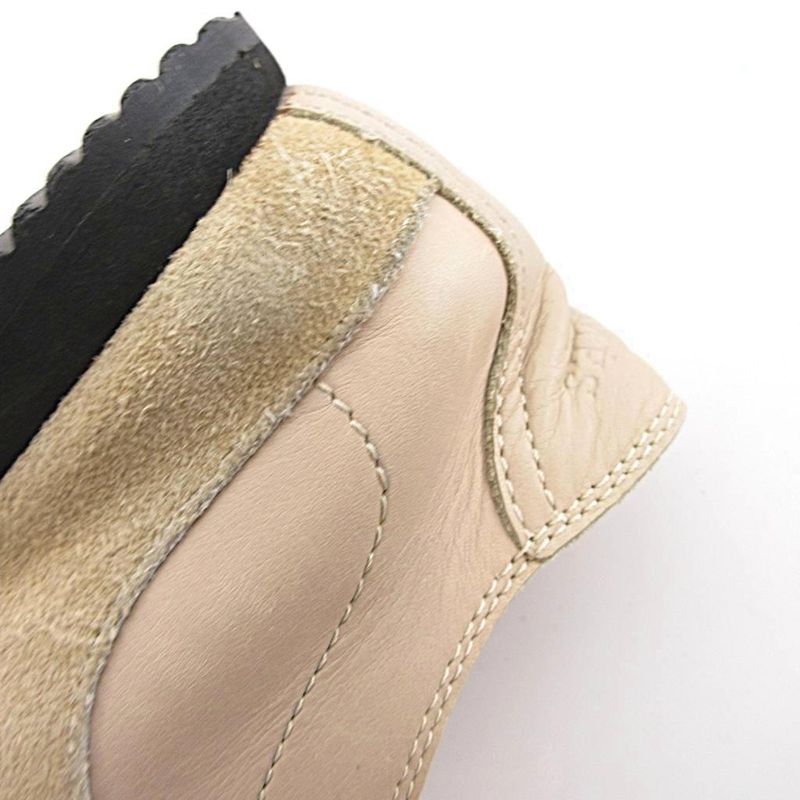 Hermes Quick Leather Suede Sneakers Shoes 37 Beige YJ