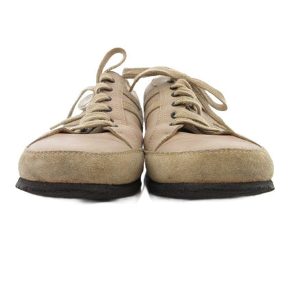 Hermes Quick Leather Suede Sneakers Shoes 37 Beige YJ