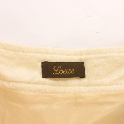 Loewe Tuck Skirt Gathered Knee Length Hemp