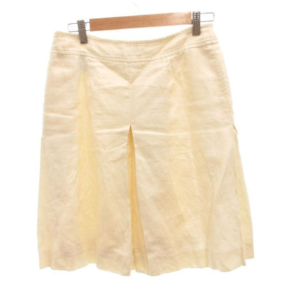 Loewe Tuck Skirt Gathered Knee Length Hemp