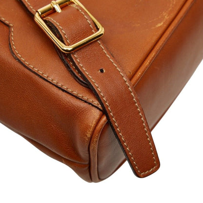 Gucci Bamboo Backpack 03 Brown Leather