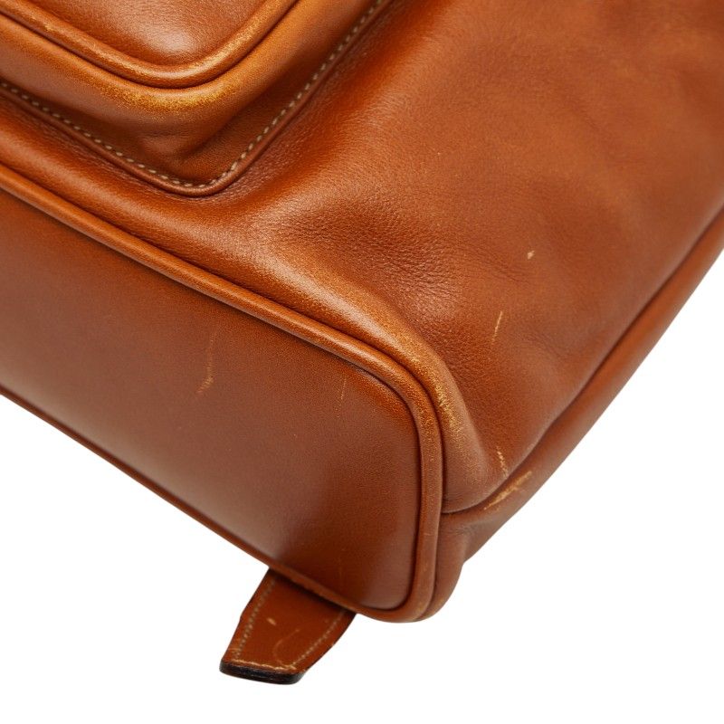 Gucci Bamboo Backpack 03 Brown Leather