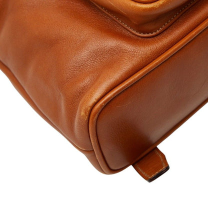Gucci Bamboo Backpack 03 Brown Leather