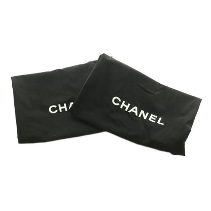 Chanel Long Boots Chunky Heel 35.5 Brown