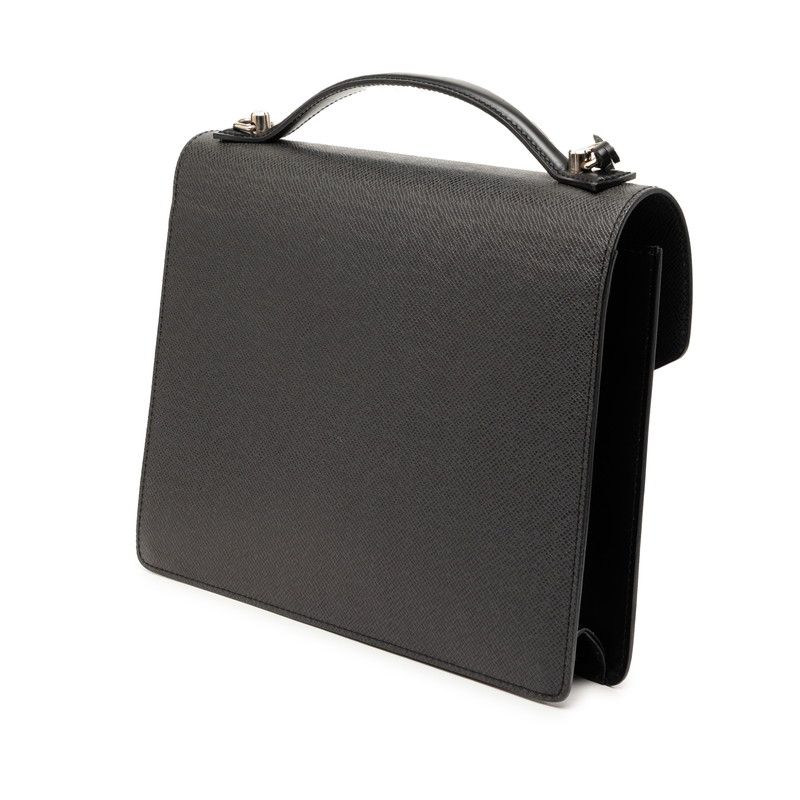 Louis Vuitton Taiga Monceau 2-Way Shoulder Bag Ardoise Black