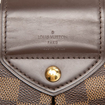 Louis Vuitton Damier Sistina PM Brown Leather Handbag