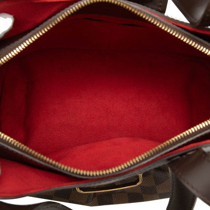 Louis Vuitton Damier Sistina PM Brown Leather Handbag