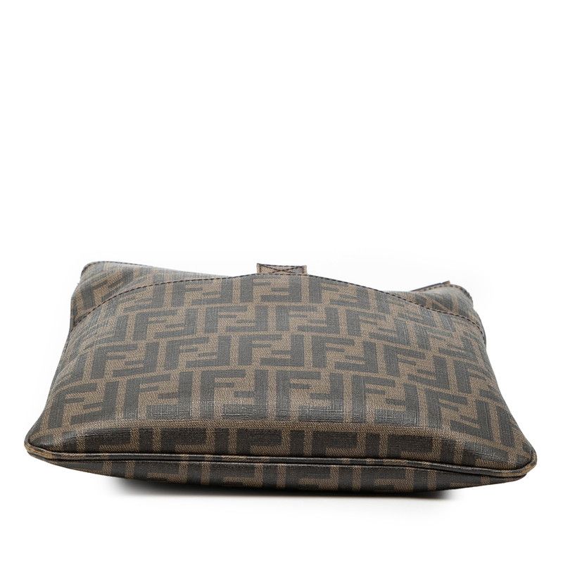 Fendi Zucca Crossbody Shoulder Bag Brown