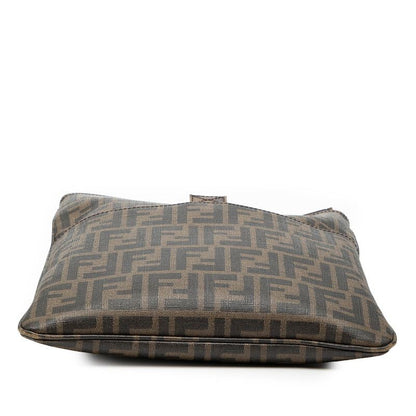 Fendi Zucca Crossbody Shoulder Bag Brown