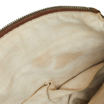 Gucci Interlocking Crossbody Shoulder Bag Brown Leather