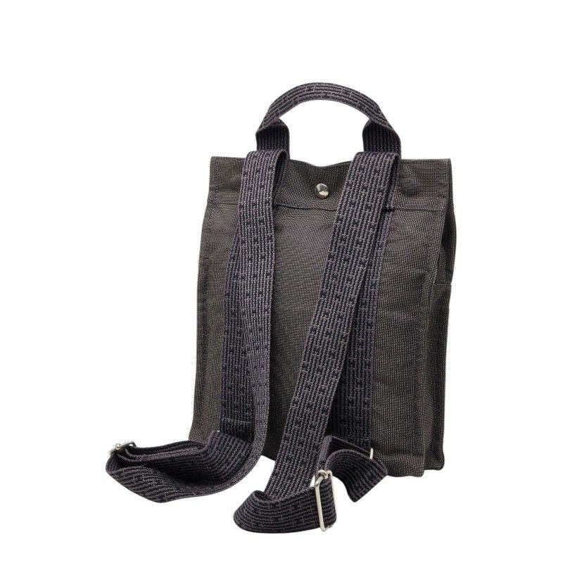Hermes Her Backpack Canvas Black