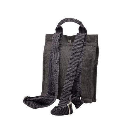 Hermes Her Backpack Canvas Black
